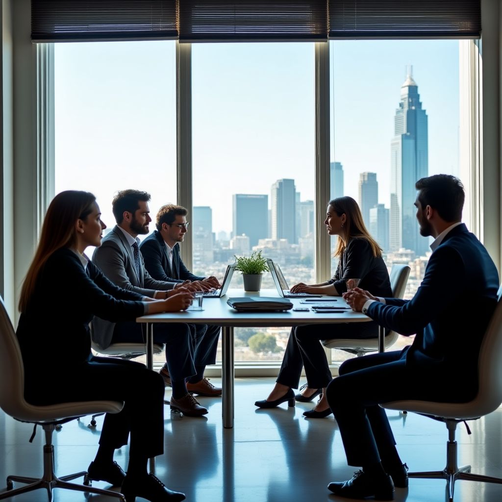 El equipo de Somatogenic en la oficina principal de Buenos Aires