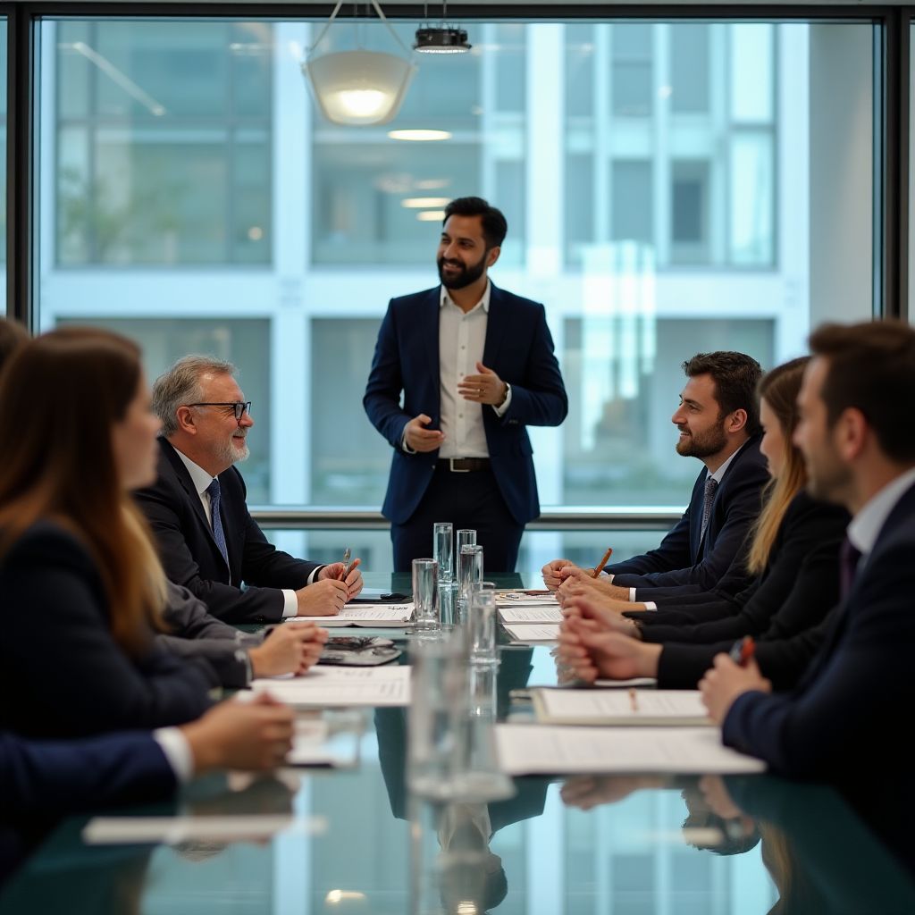 Taller de liderazgo con ejecutivos